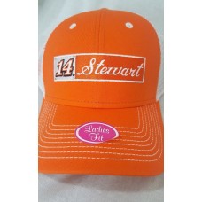 Race Car snap back Ladies fit Baseball Cap hat 14 Stewart Haas Racing orange NWT  eb-88535334